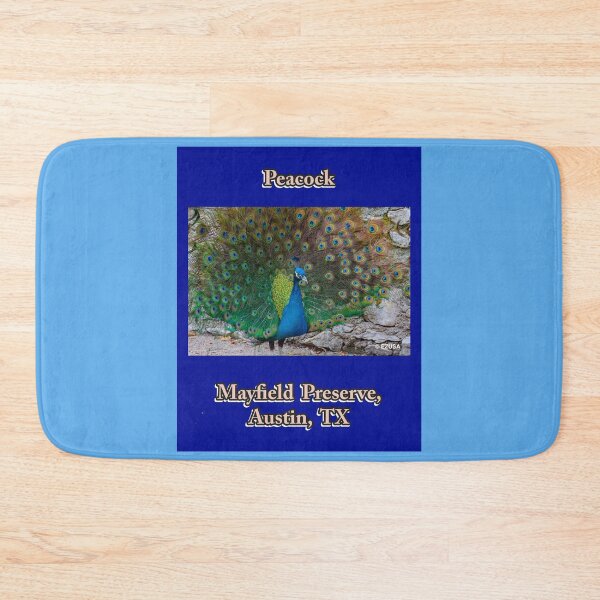 Item preview, Give The Bird To Your Lover, Peacock, Mayfield Preserve, Austin, Texas,  designed and sold by MoreEZUSA-Here.