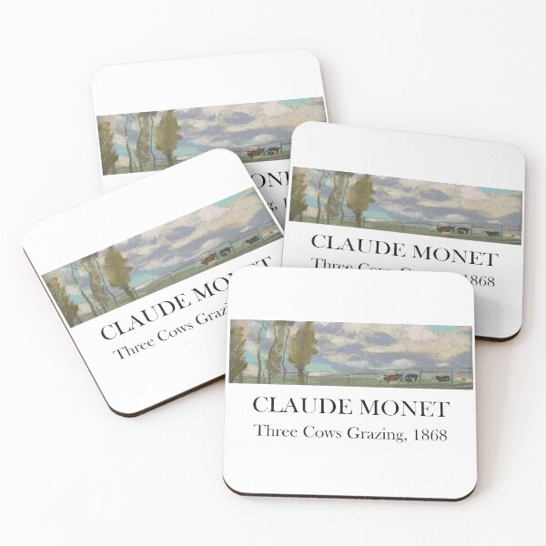 Item preview, Claude Monet - Three Cows Grazing designed and sold by Damagaro.