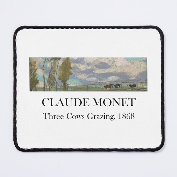 Item preview, Claude Monet - Three Cows Grazing designed and sold by Damagaro.