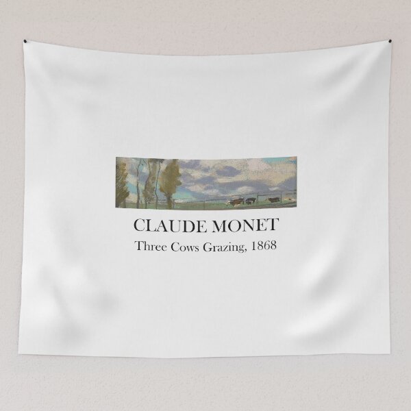 Item preview, Claude Monet - Three Cows Grazing designed and sold by Damagaro.