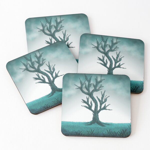 Item preview, Teal Lonely Tree. designed and sold by Kirsty MacDonald.