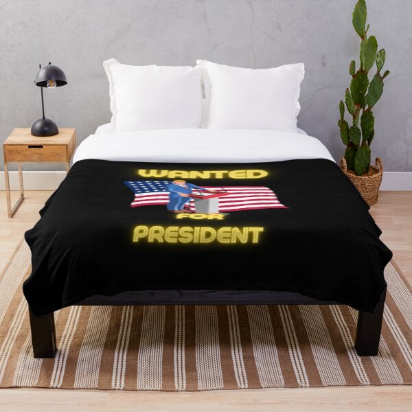 Item preview, Wanted for president designed and sold by Tenkodoo.