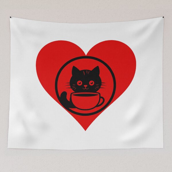 Item preview, i love Cat & Coffee By Jonathan P. designed and sold by JonathanP514.