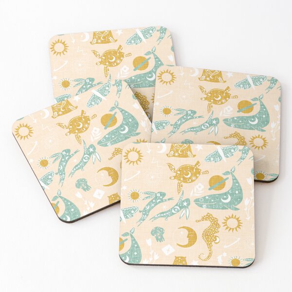 Item preview, Dream Night - Whale - Whimsical Animals - Turtle - Stars - Moon- Moths  designed and sold by susycosta.