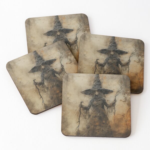 Item preview, Halloween Witch Art designed and sold by CosmiaDesigns.