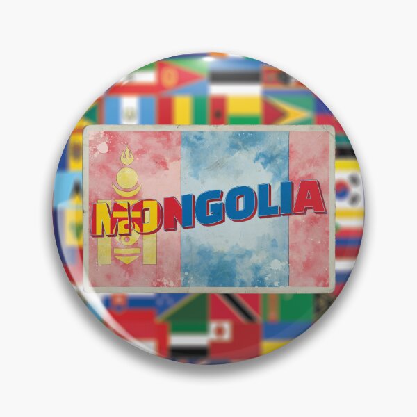 Item preview, Mongolia Vintage style retro souvenir designed and sold by DeveloperProp0.
