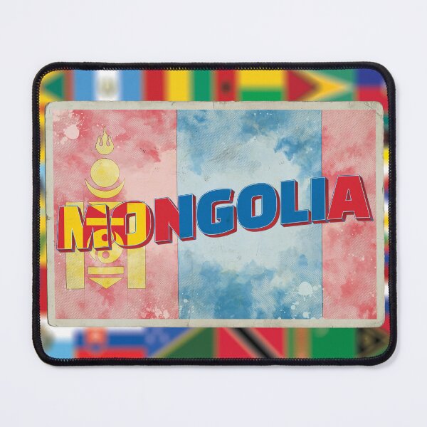 Item preview, Mongolia Vintage style retro souvenir designed and sold by DeveloperProp0.