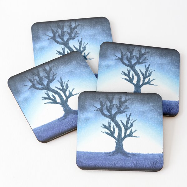 Item preview, Blue Lonely Tree. designed and sold by Kirsty MacDonald.