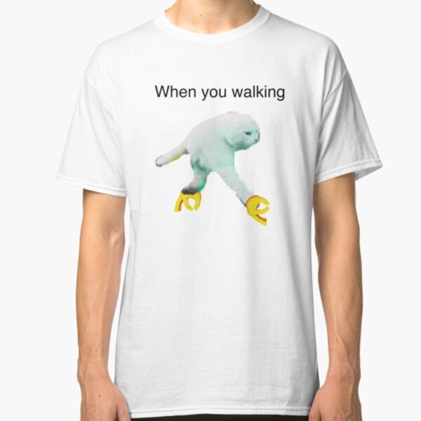 CUANDO CAMINAS DANK MEME Camiseta clásica