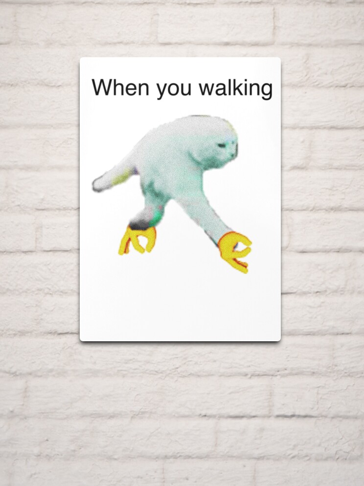 WHEN YOU WALKING DANK MEME Poster for Sale by MemesnDeams