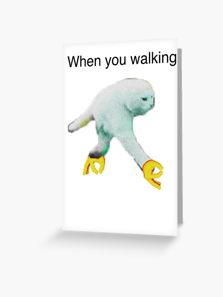 WHEN YOU WALKING DANK MEME Poster for Sale by MemesnDeams