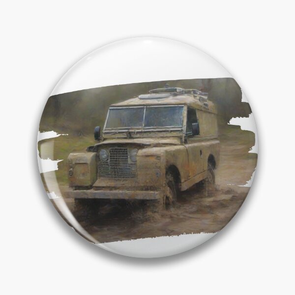 Item preview, Watercolor of Old Off-roader taking on the mud,  designed and sold by Timparkes.