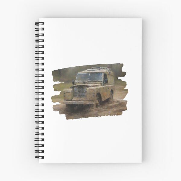 Item preview, Watercolor of Old Off-roader taking on the mud,  designed and sold by Timparkes.