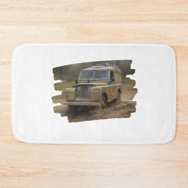 Item preview, Watercolor of Old Off-roader taking on the mud,  designed and sold by Timparkes.