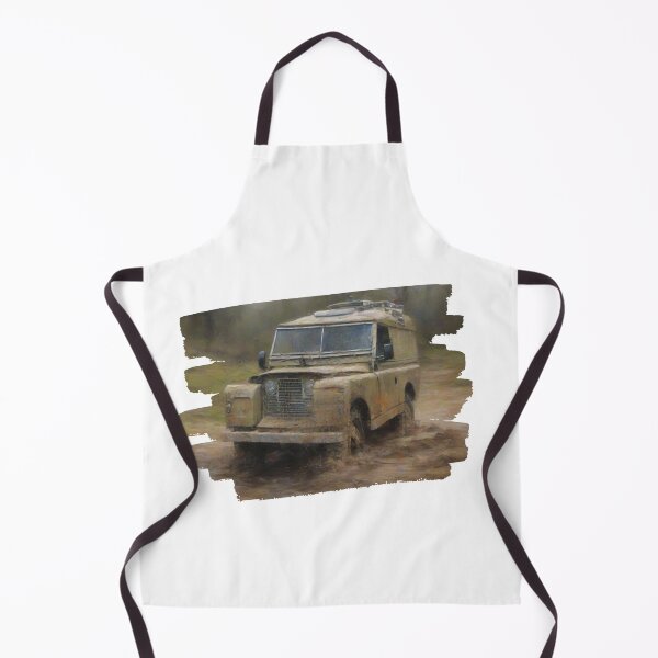 Item preview, Watercolor of Old Off-roader taking on the mud,  designed and sold by Timparkes.