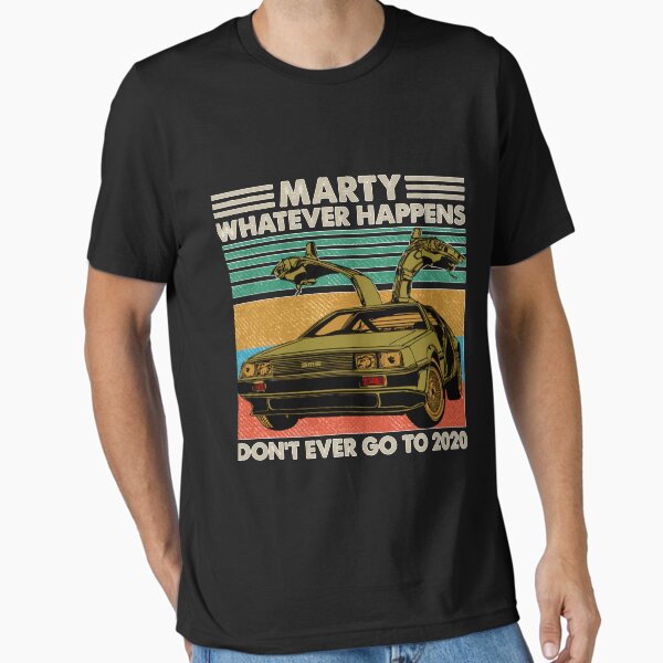 Shownicer T-Shirt Femme Lettre Marty Whatever Happens Don't