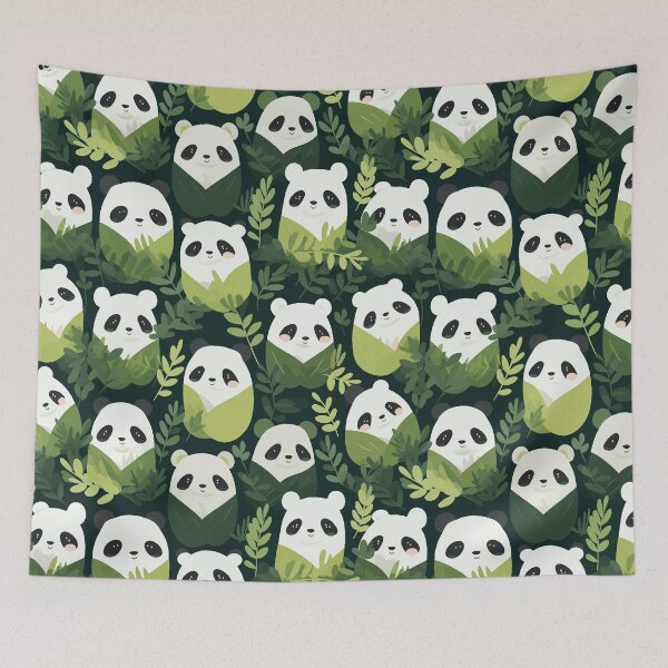Item preview, Adorable Panda Family, A Playful Pattern for Panda Lovers. designed and sold by EffatDezign.