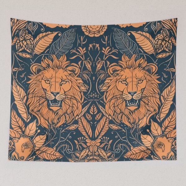 Item preview, Lion Jacquard  Print designed and sold by Deepestblue.