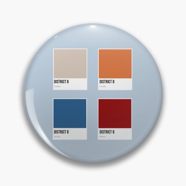Item preview, Hunger Games: District 8 Pantones designed and sold by BlackwellNY.