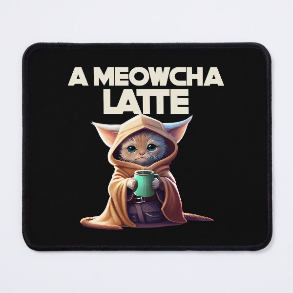 Item preview, Kawaii Cat A Meowcha Latte designed and sold by DesignsStation8.