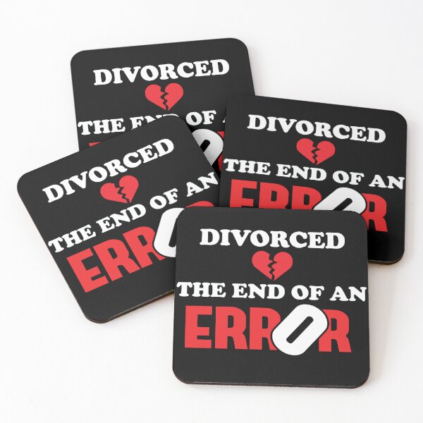 Item preview, The End of an Error: Divorced - Personal Growth and Recovery Design designed and sold by Lactus.