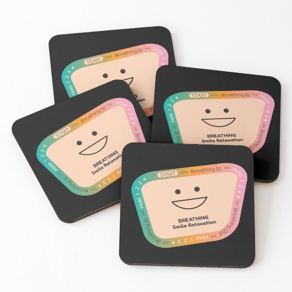 Item preview, Practice Breathing and Relaxing with a Smile Set - Mindfulness Collection designed and sold by kittties.