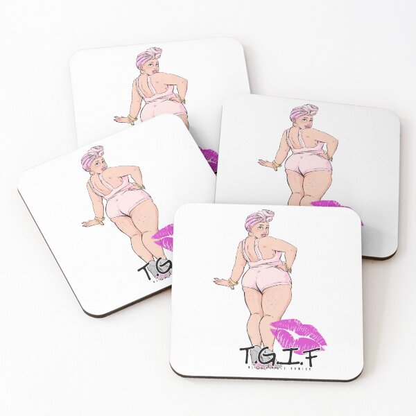 Item preview, Thank God It's Friday Pin-up designed and sold by AuntieBlue.