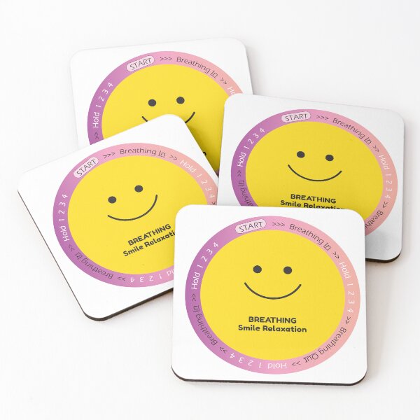 Item preview, Practice Breathing and Relaxing with a Smile Set - Mindfulness Collection designed and sold by kittties.