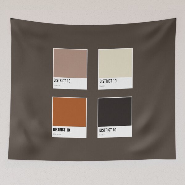 Item preview, Hunger Games: District 10 Pantones designed and sold by BlackwellNY.