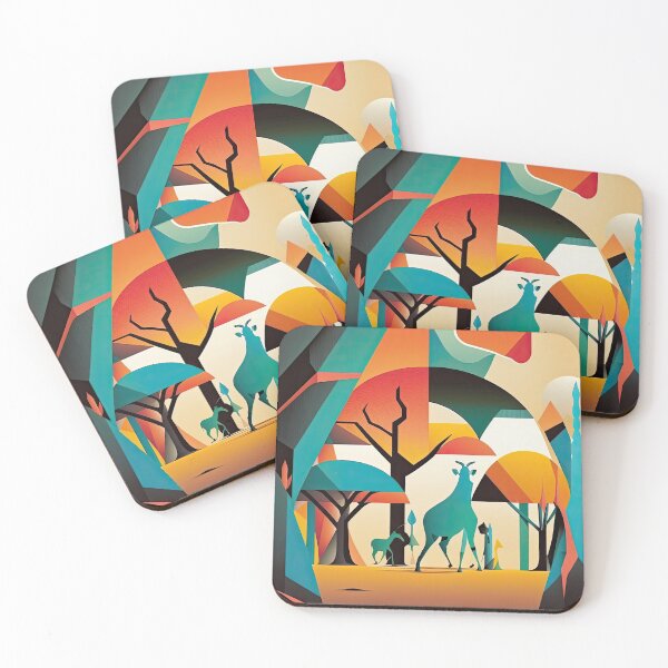 Item preview, African Savanna Bauhaus Design designed and sold by ArtificialGenes.