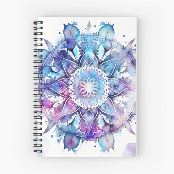 Item preview, Watercolor Mandala - A Harmony of Blue and Azure Hues designed and sold by VeronicArt85.