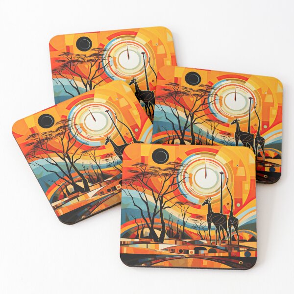 Artikelvorschau, African Savanna Bauhaus Design entworfen und verkauft von ArtificialGenes.