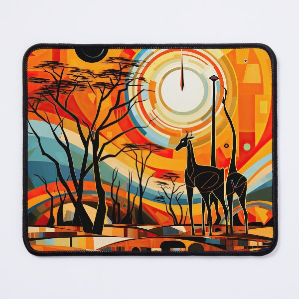 Item preview, African Savanna Bauhaus Design designed and sold by ArtificialGenes.