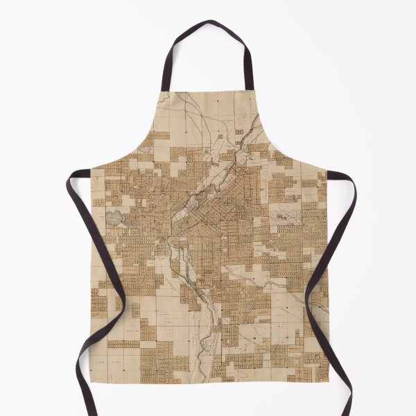 Item preview, Vintage Map of Denver CO (1889) designed and sold by BravuraMedia.