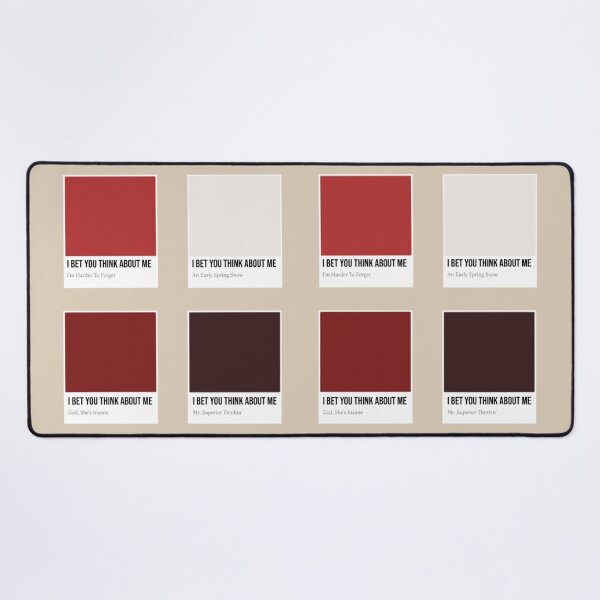 Item preview, I Bet You Think About Me Pantones designed and sold by BlackwellNY.