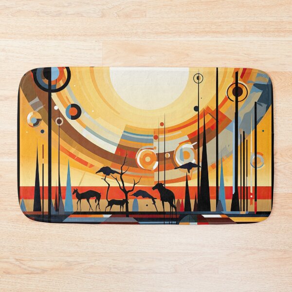 Artikelvorschau, African Savanna Bauhaus Design entworfen und verkauft von ArtificialGenes.