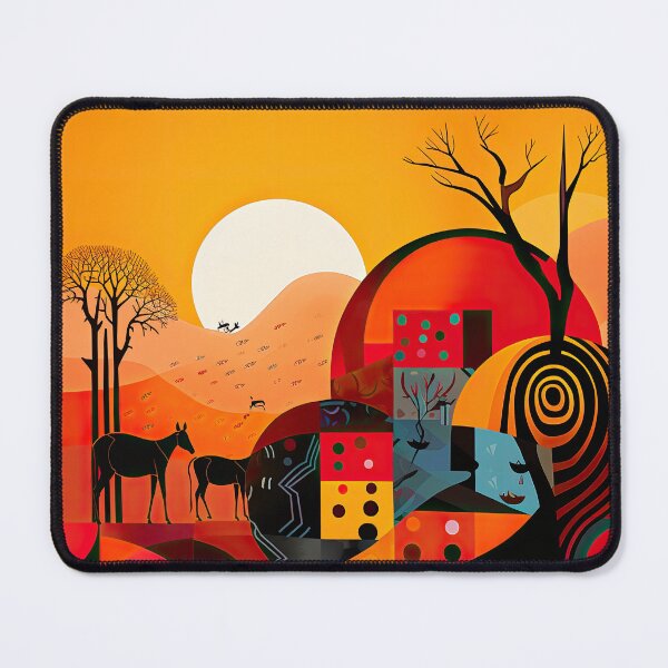 Item preview, African Savanna Bauhaus Design designed and sold by ArtificialGenes.