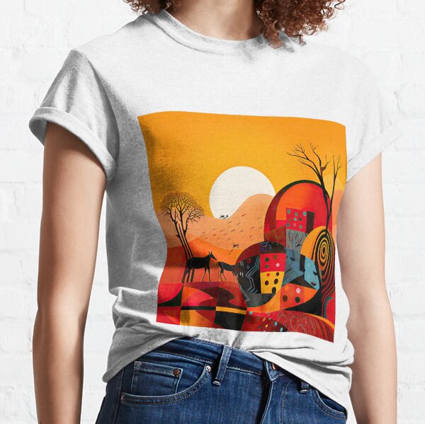 Item preview, African Savanna Bauhaus Design designed and sold by ArtificialGenes.