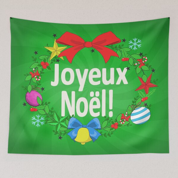 Item preview, joyeux noël - merry christmas in french designed and sold by ZiphGames.