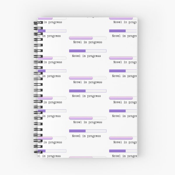 Item preview, Novel in progress purple design designed and sold by CreativeStrand.
