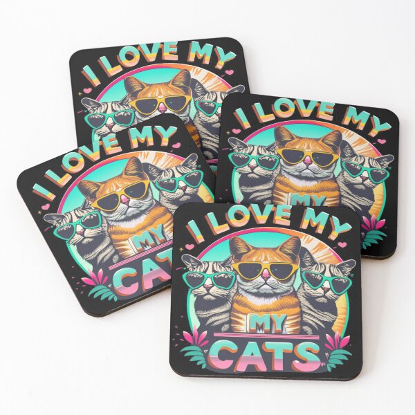 Item preview, I Love Me Cats designed and sold by TrendyPalette.