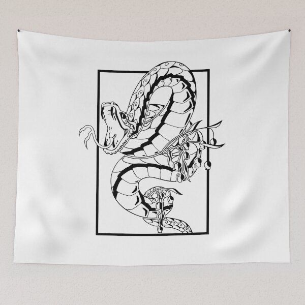 Item preview, Anaconda Illustration (black) designed and sold by Hachikai.