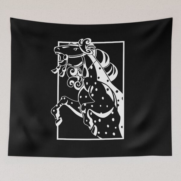 Item preview, Horse Illustration (white) designed and sold by Hachikai.