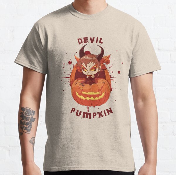 Devil Pumpkin Halloween Classic T-Shirt