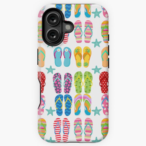 Vista previa del artículo con la obra «Chanclas Ambiente de vacaciones playeras», diseñado y vendido por FireflyGoddess.