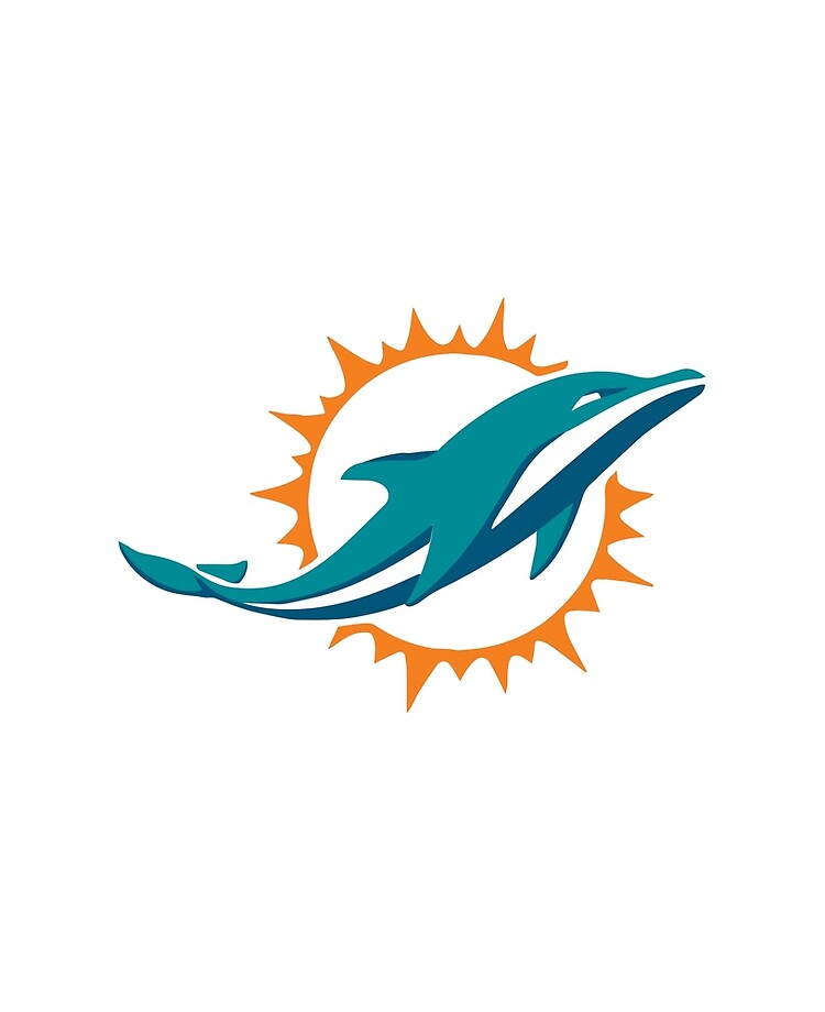 Miami Dolphins Ball Logo SVG