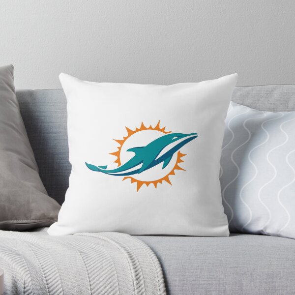 Miami Dolphins Team Mascot Pillow