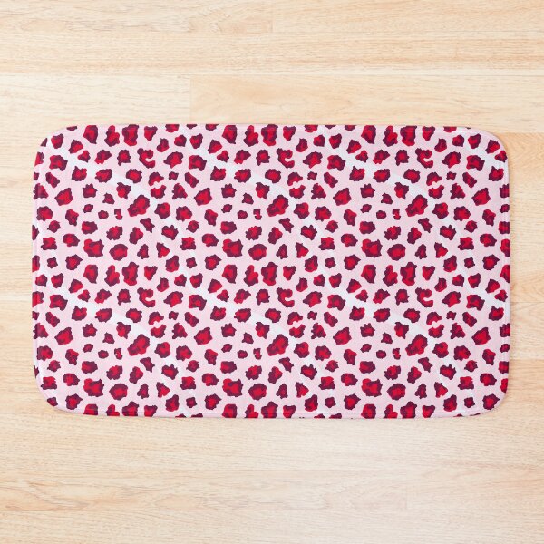 Item preview, Strawberry Leopard Print Repeating Pattern designed and sold by kernowerno.