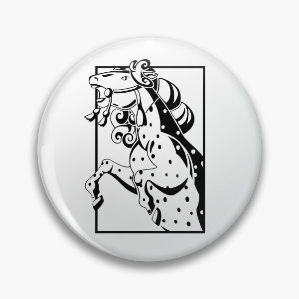Item preview, Horse Illustration (black) designed and sold by Hachikai.