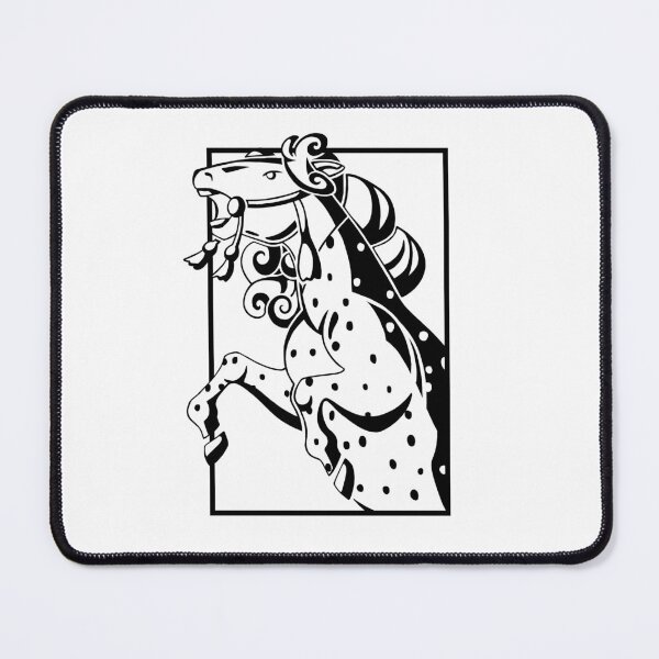 Item preview, Horse Illustration (black) designed and sold by Hachikai.